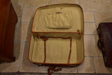 Vintage French leather suitcases