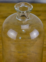 Antique French hand blown glass carafe / bottle