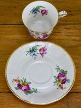 Set of eight coffee cups and saucers - Bernardaud & Co, Limoges
