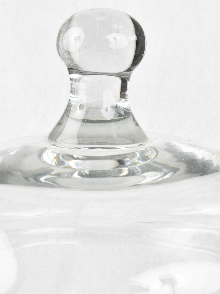Elegant 1960s Large Glass Candy Jars