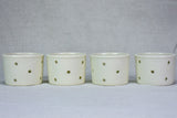 Collection of four white cheese molds #1