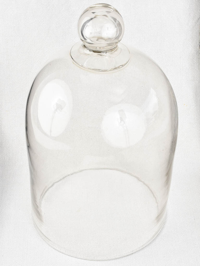 Antique glass globe 'cloche' 15¼"