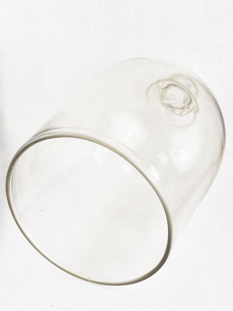 Antique glass globe 'cloche' 15¼"