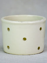 Collection of four white cheese molds #1