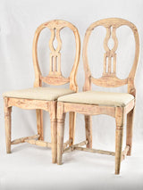 Pair of vintage wooden chairs