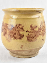 Intricate French Antique Ceramic Pot