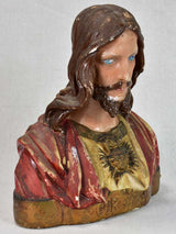 Religious plaster sculpture of Jesus Christ - 1950's