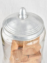 Antique pear-shaped meringue display jar