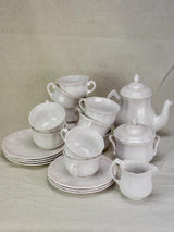 Antique French coffee service - 15 pieces