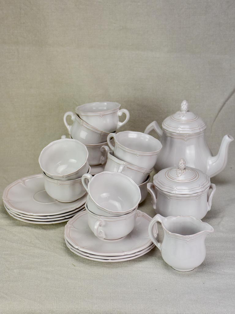 Antique French coffee service - 15 pieces