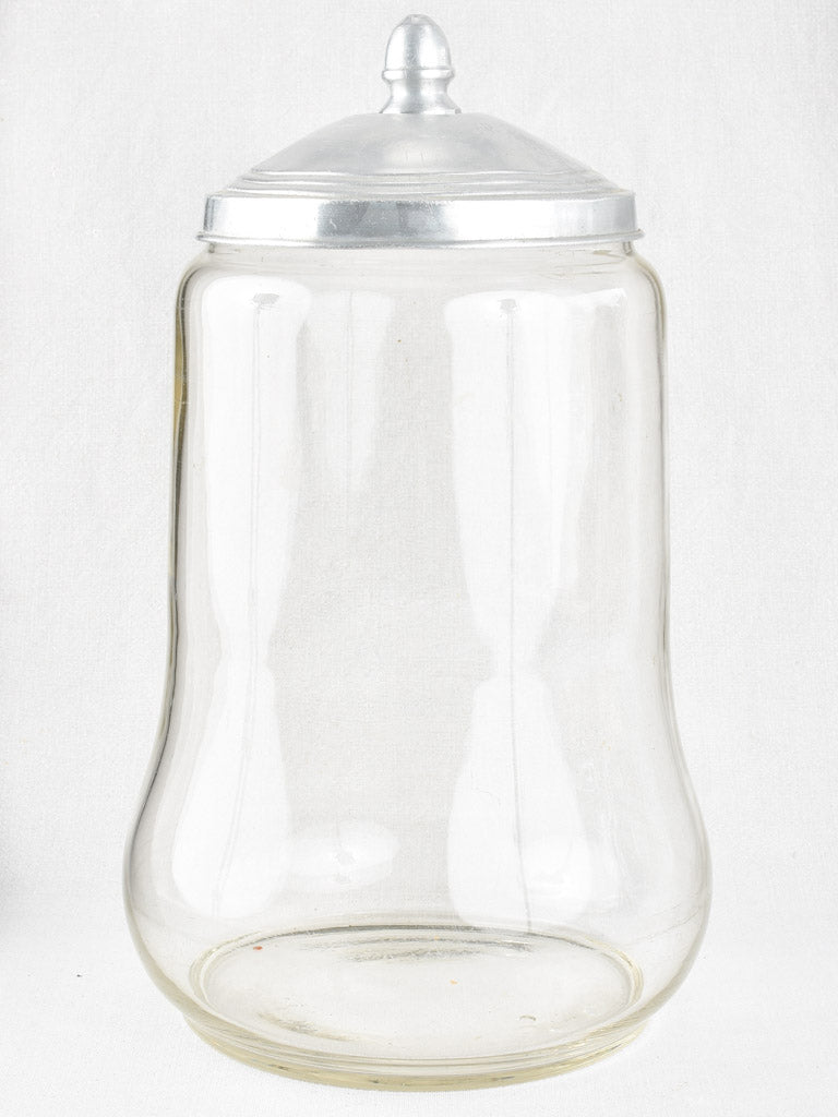 Very large glass jar with metal lid - pear shaped 19 – Chez Pluie
