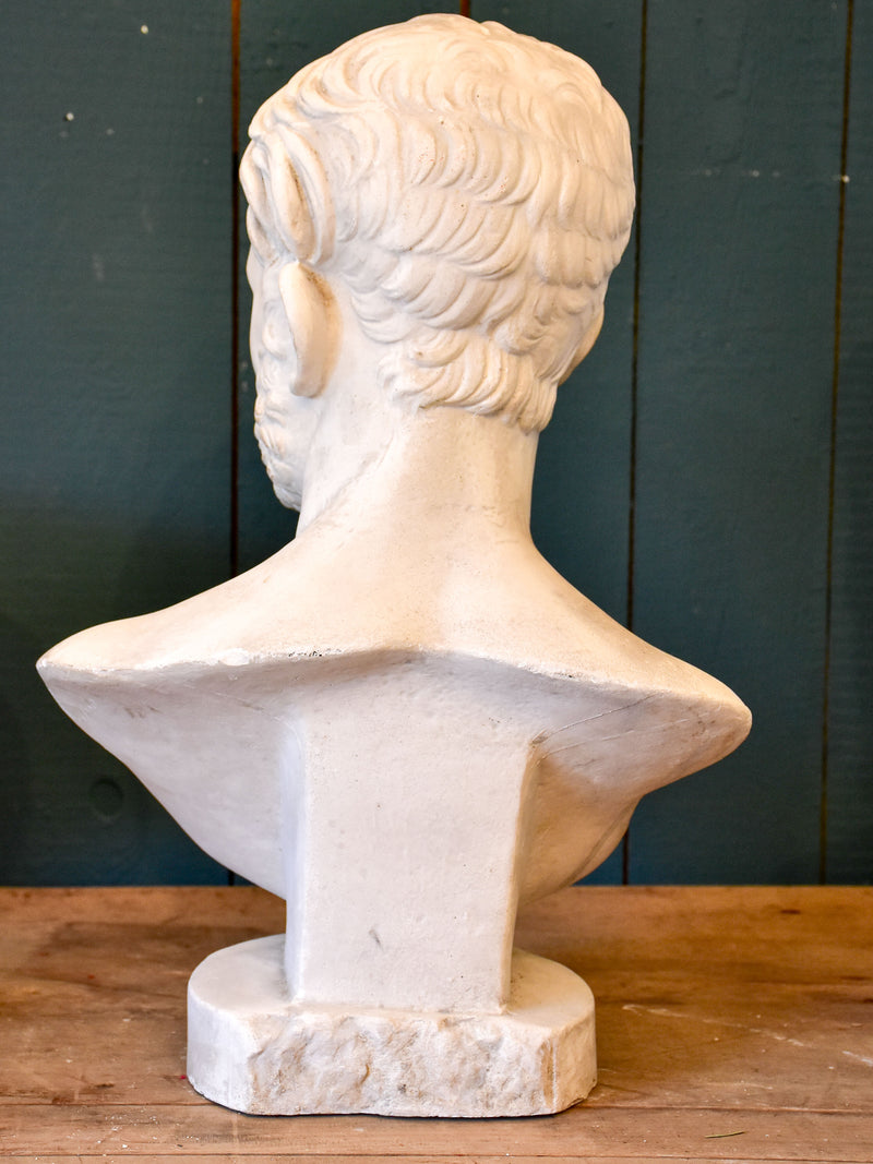 Antique French bust of a bearded man