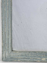 Louis XVI mirror with blue gray patina 20" x 24¾"