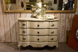 19th century French commode with white patina