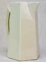 Early 20th Century French earthenware pitcher 8¾"