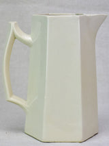 Early 20th Century French earthenware pitcher 8¾"