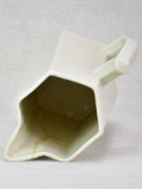 Early 20th Century French earthenware pitcher 8¾"