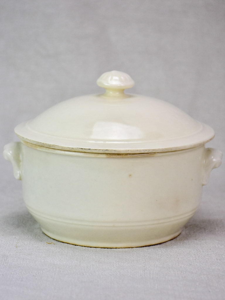 Antique French soup tureen - small 6¼"