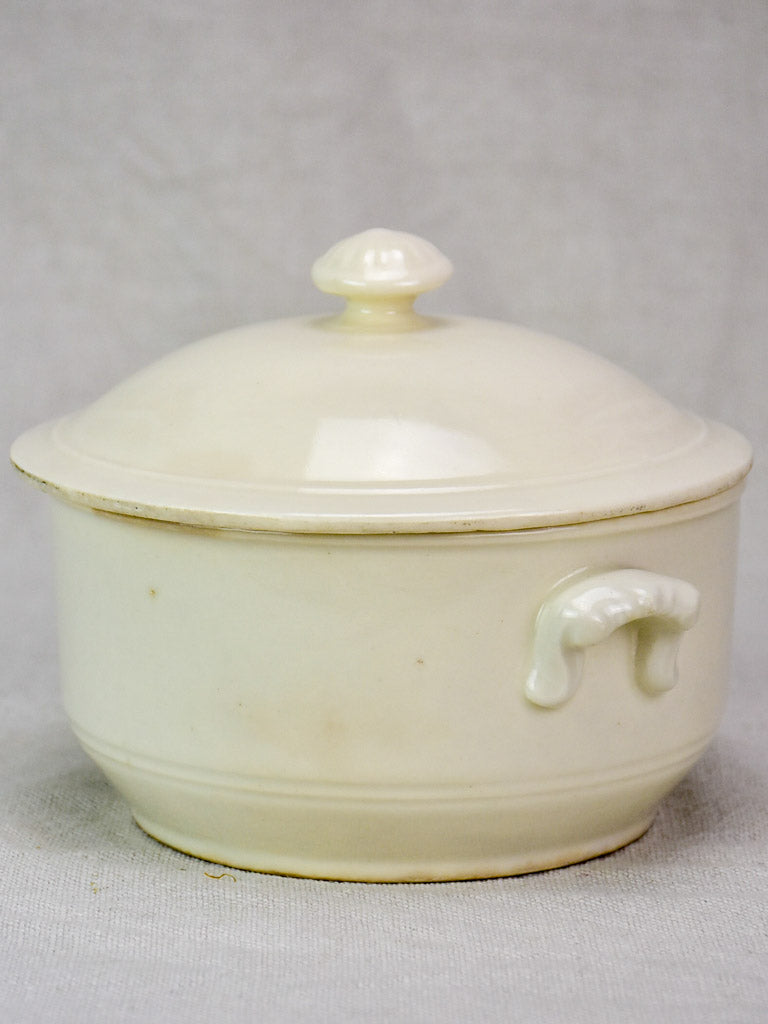 Antique French soup tureen - small 6¼"