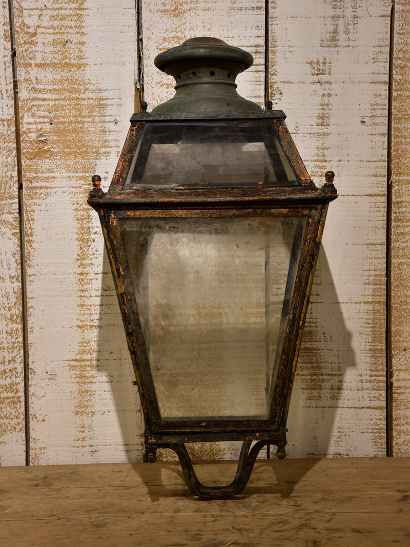 Large antique French lantern