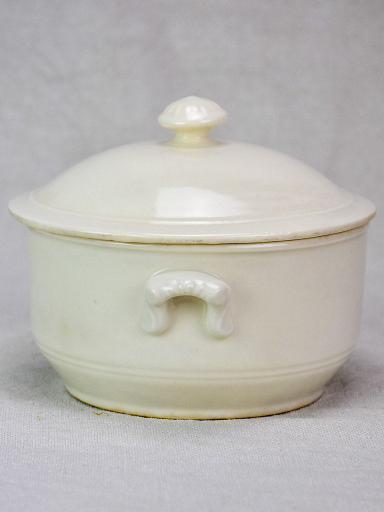 Antique French soup tureen - small 6¼"