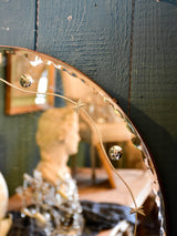 Large round vintage mirror 23 ½'' diameter