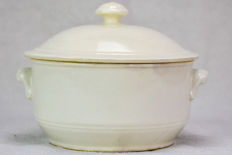 Antique French soup tureen - small 6¼"
