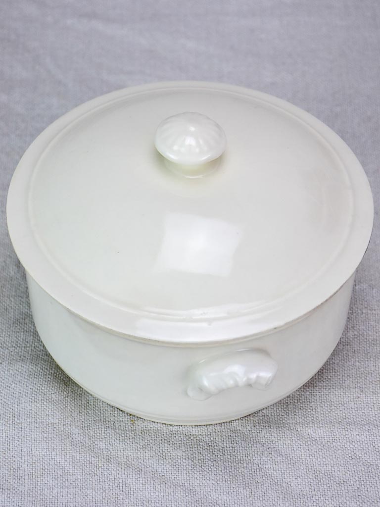 Antique French soup tureen - small 6¼"