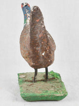 Vintage garden sculpture of a pheasant 23¾"