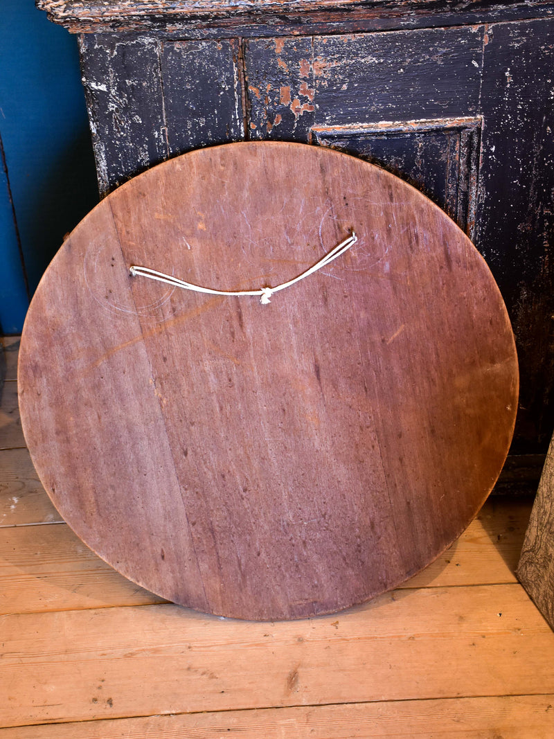 Large round vintage mirror 23 ½'' diameter