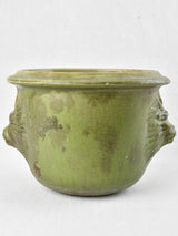 Green Glazed Terracotta Pot with History