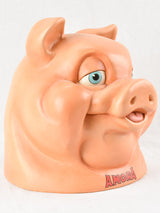 Appealing Plaster Sculpture of Pig