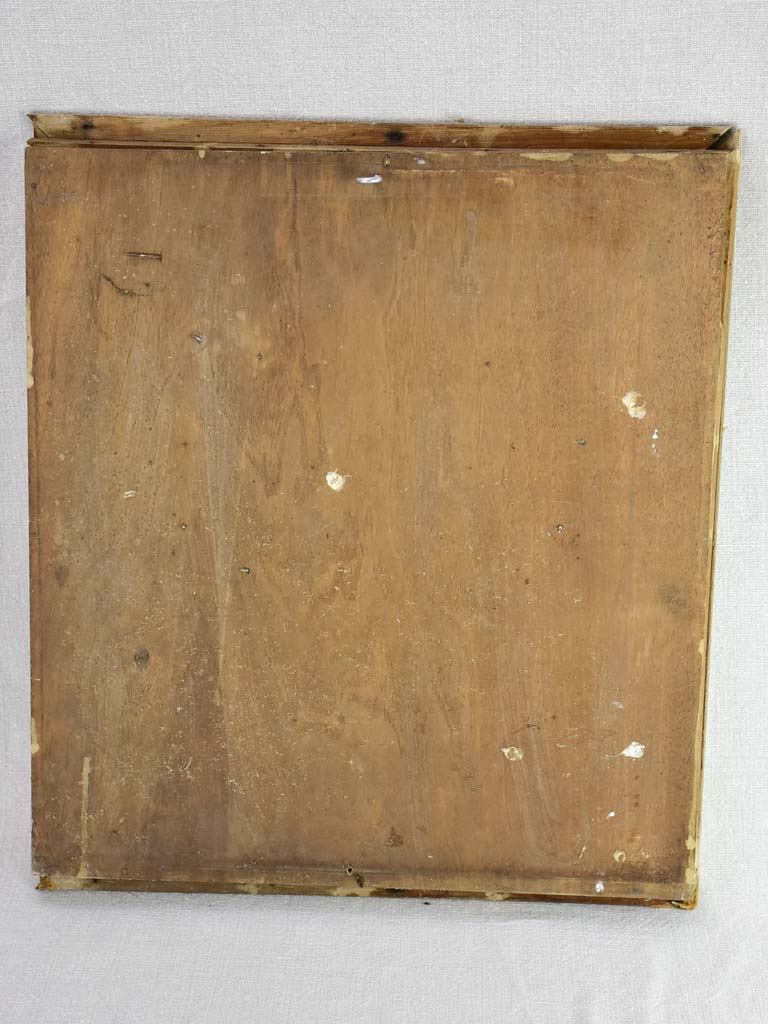 Salvaged boiserie with fruit basket motifs 17" x 19¼"