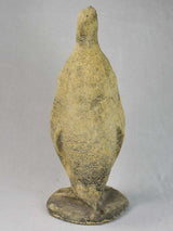 Cement penguin garden sculpture 1950's 25½"