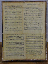 Four French pressed flower frames