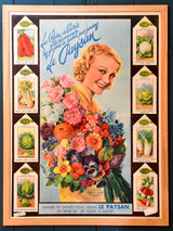 Collection of three Vintage French posters - Paysan seeds