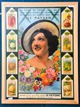 Collection of three Vintage French posters - Paysan seeds