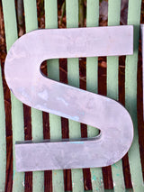 Vintage French zinc letters SUD