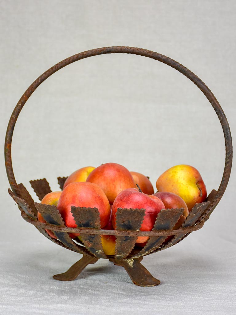 Rustic vintage fruit basket
