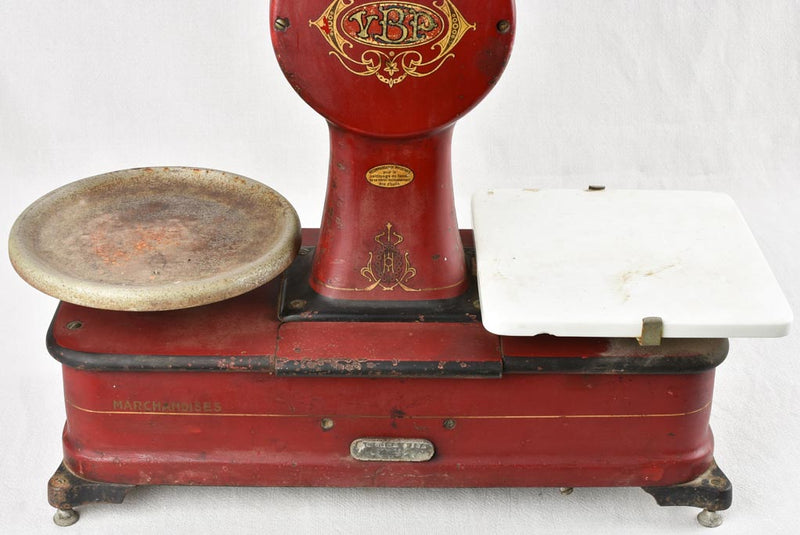 Antique Berkel weigh scales - red 10 kilogram