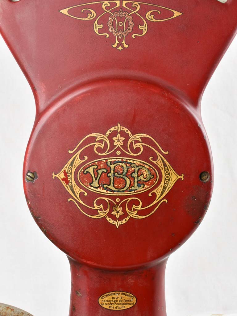 Antique Berkel weigh scales - red 10 kilogram