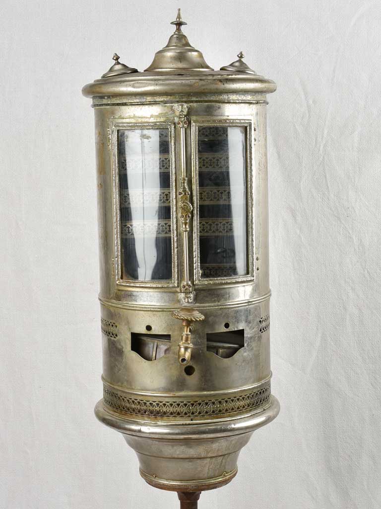 Vintage medical iron stand autoclave