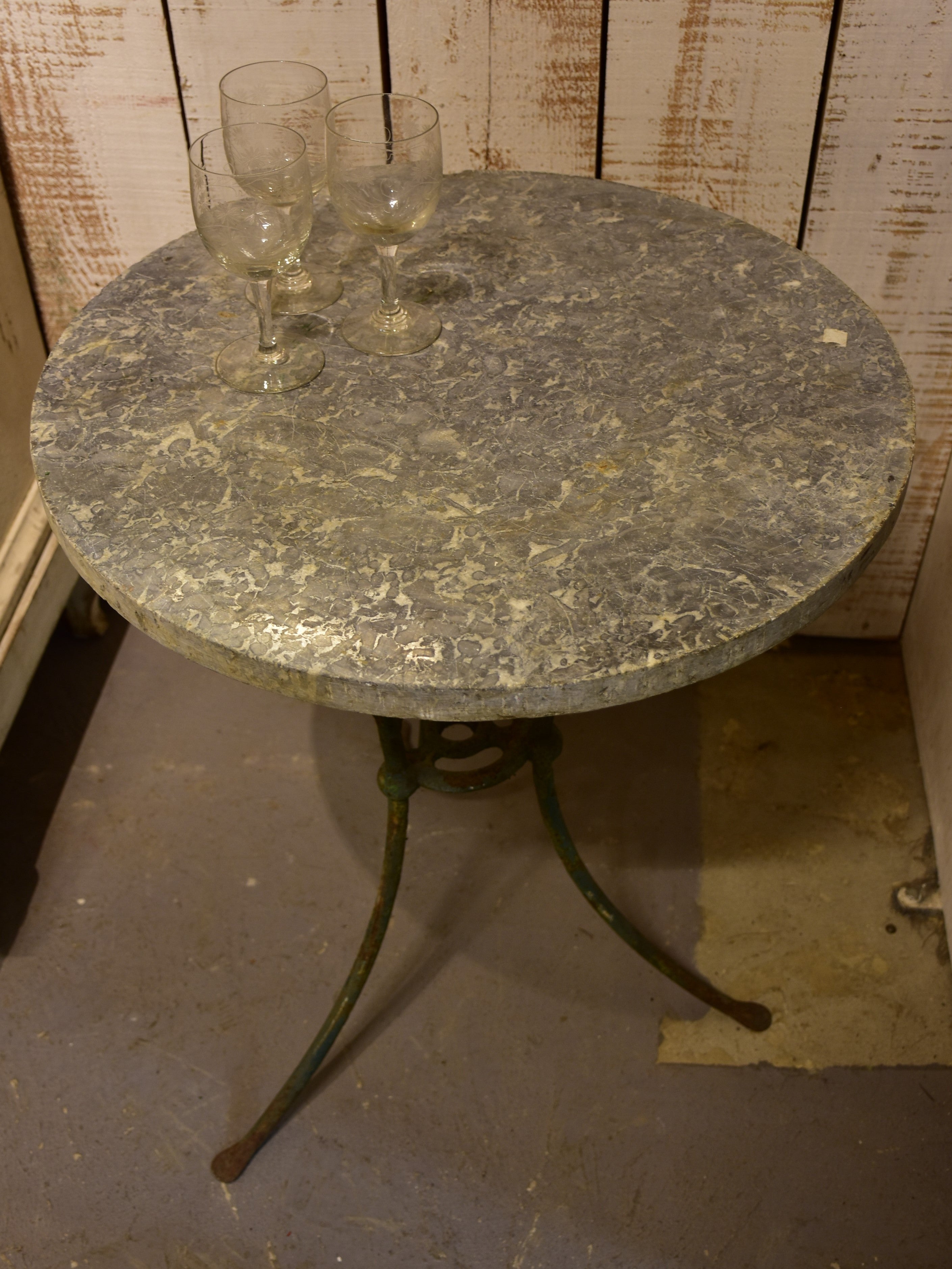 Early 19th century marble top French table