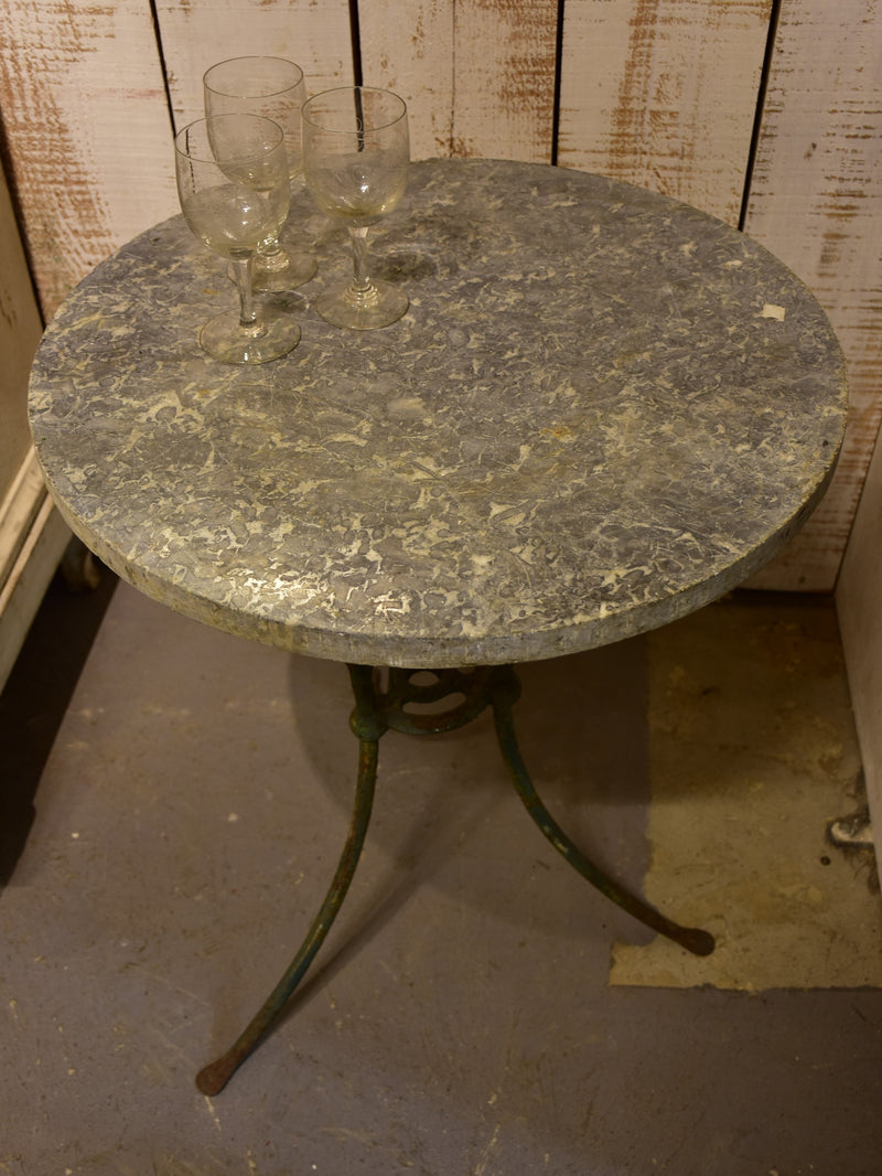 Early 19th century marble top French table
