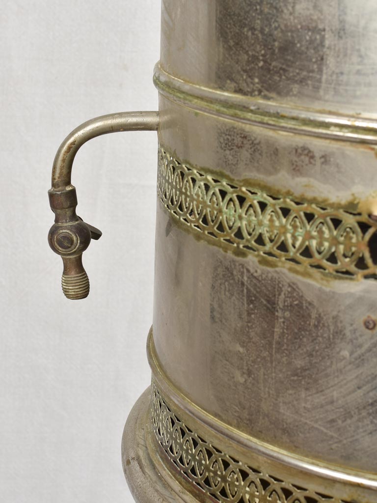 Rustic 19th-century steam autoclave