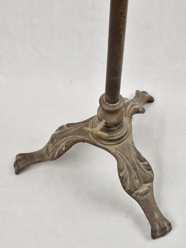 Old-fashioned iron cast autoclave