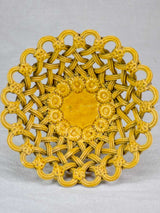 Early 20th Century woven ceramic bowl from Uzes 8"