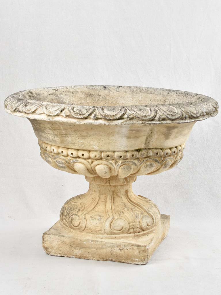 Large cup shaped planter 27½" diameter
