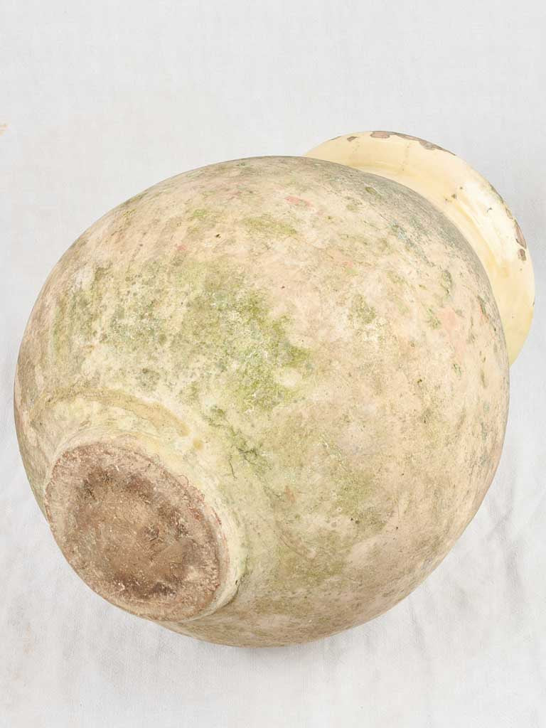 Small 19th century olive jar / Biot 24"