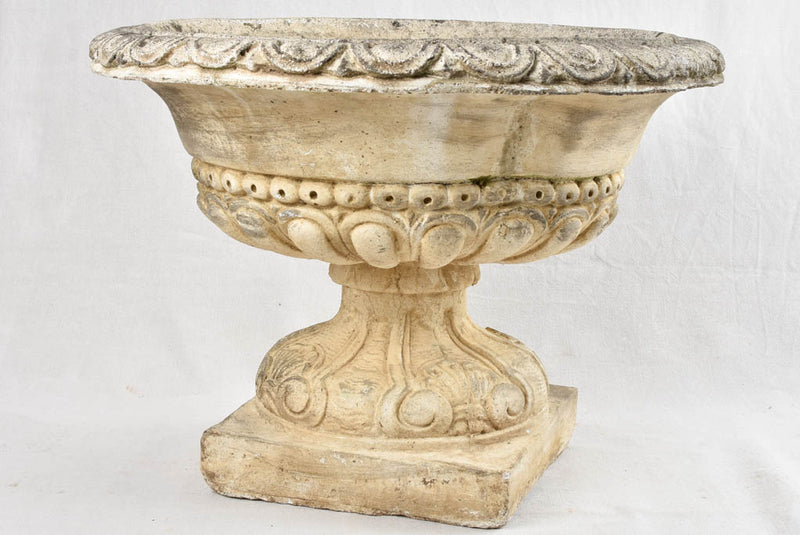 Large cup shaped planter 27½" diameter